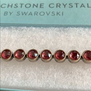 Vintage dark red ice bracelet